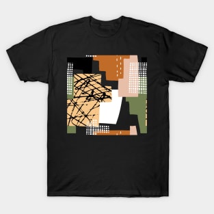 Abstract Lines And Soft Colors T-Shirt